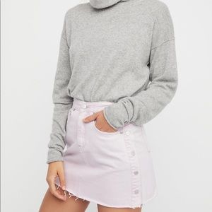 NWOT FreePeople Kick Snap High Rise A-Line Size 29